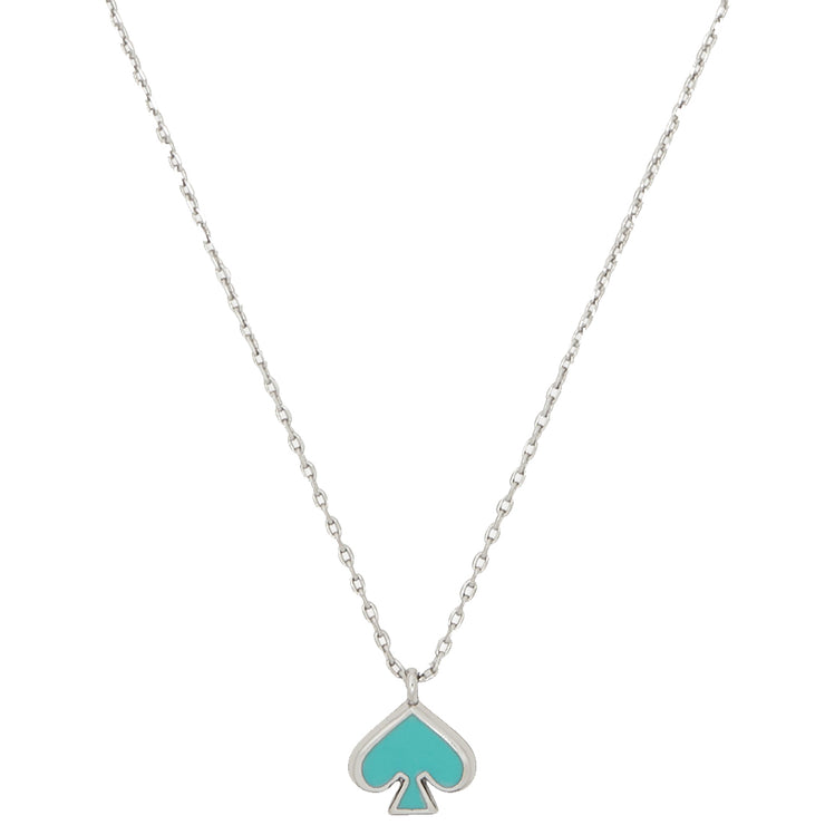 Kate Spade Everyday Spade Enamel Mini Pendant Necklace