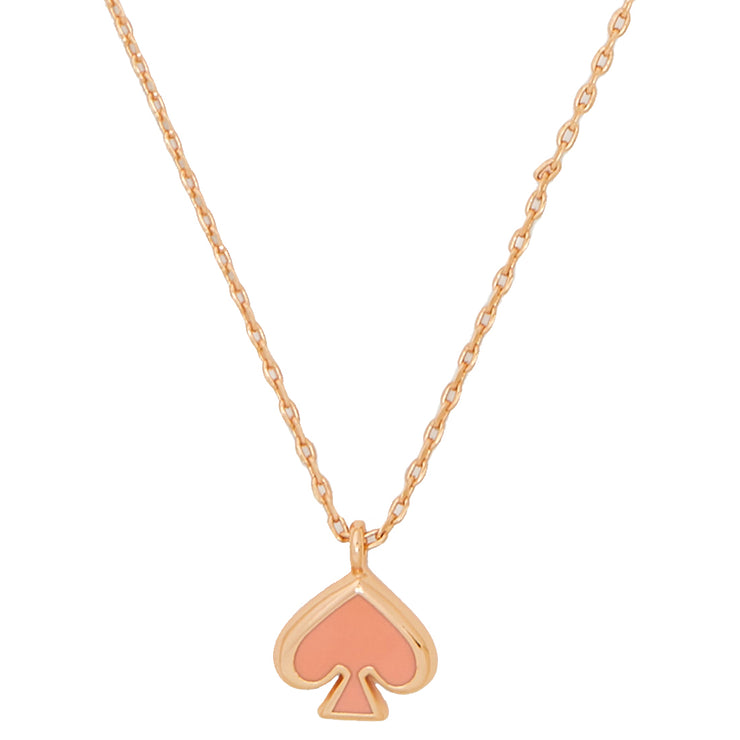 Kate Spade Everyday Spade Enamel Mini Pendant Necklace 