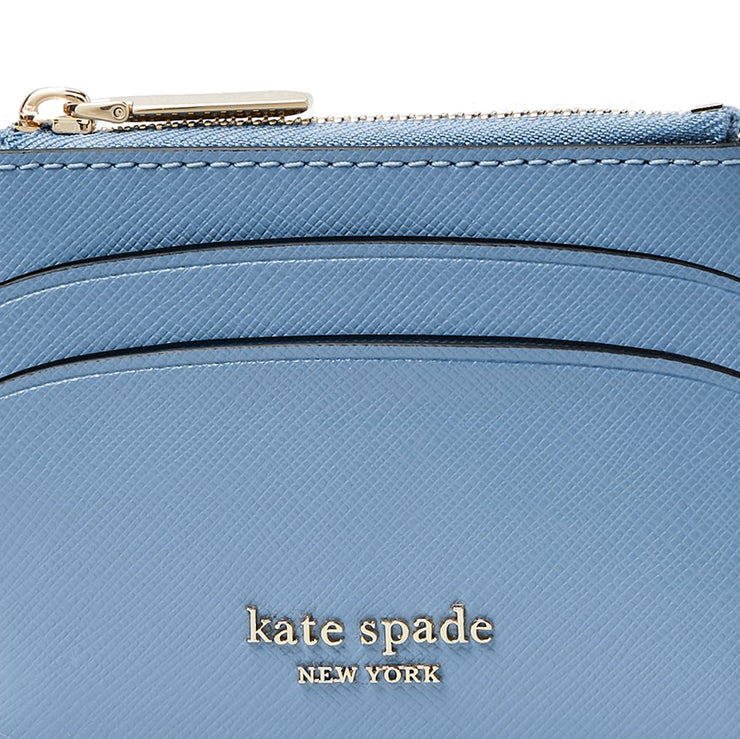 Kate Spade Spencer Saffiano Leather Coin Card Case in Morning Sky pwr00017