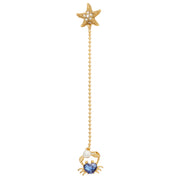 Kate Spade Sea Star Crab Linear Earrings k6783