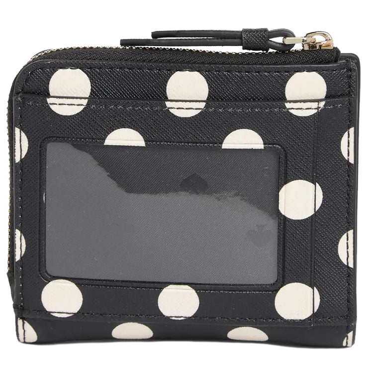 Kate Spade Cameron Picture Dot Print Small L-Zip Bifold Wallet