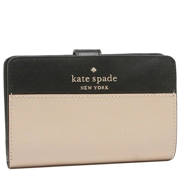Kate Spade Staci Colorblock Medium Compact Bifold Wallet wlr00124