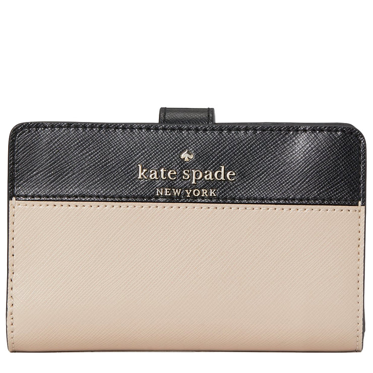 Kate Spade Staci Colorblock Medium Compact Bifold Wallet