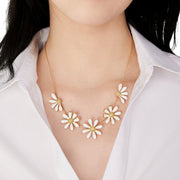 Kate Spade Dazzling Daisies Enamel Necklace