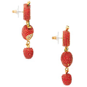 Kate Spade Apple of My Eye Pave Dangle Earrings k9196