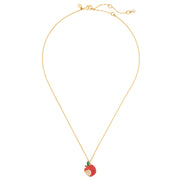 Kate Spade Apple of My Eye Pave Pendant Necklace k9200