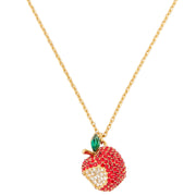 Kate Spade Apple of My Eye Pave Pendant Necklace