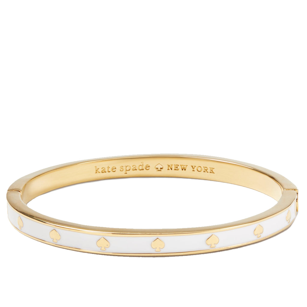 Buy Kate Spade Spot the Spade Enamel Hinged Bangle Bracelet in
