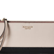 Buy Kate Spade Spencer Continental Wristlet/ Wallet in Warm Beige/ Black pwru7855 Online in Singapore | PinkOrchard.com