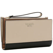 Buy Kate Spade Spencer Continental Wristlet/ Wallet in Warm Beige/ Black pwru7855 Online in Singapore | PinkOrchard.com