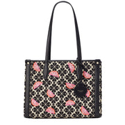 Kate Spade Spade Flower Jacquard Grapefruits Market Medium Tote Bag