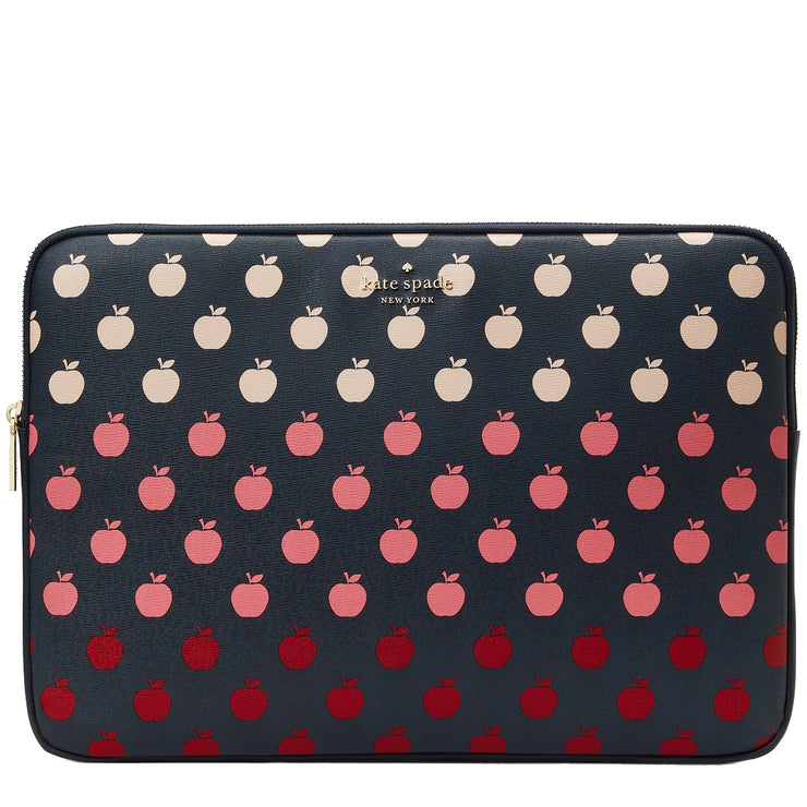 Kate Spade Staci Universal Apple Pattern Laptop Sleeve k8127