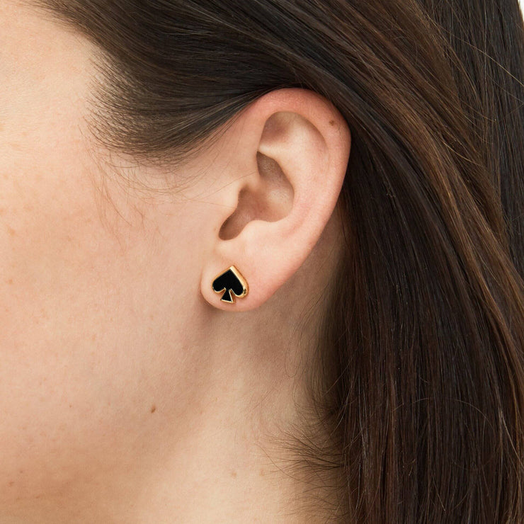 Buy Kate Spade Everyday Spade Enamel Studs Earrings in Black o0ru3069 Online in Singapore | PinkOrchard.com