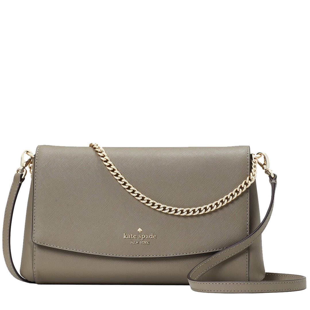 Kate Spade Laurel Way Greer Crossbody Bag in Thunder Cloud Brown wkru6 –