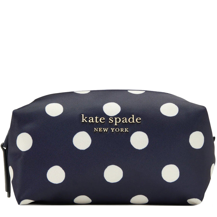 Kate Spade Everything Puffy Sunshine Dot Medium Cosmetic Case Pouch pwr00400