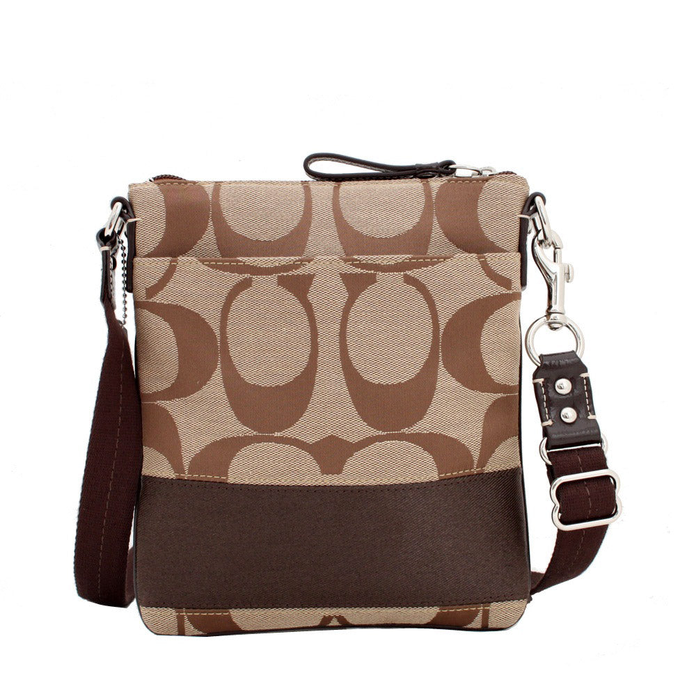 Coach Signature Stripe Crossbody Bag – PinkOrchard.com