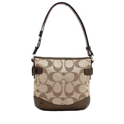 Coach Signature Sateen Chain Duffle Bag