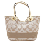 Coach Signature Beach Tote Bag