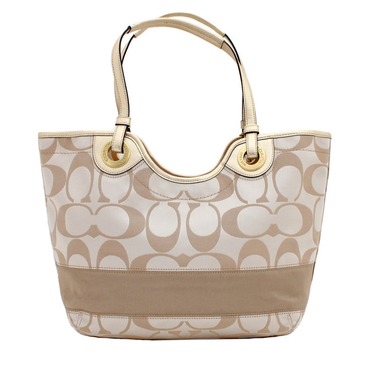 Coach Signature Beach Tote Bag