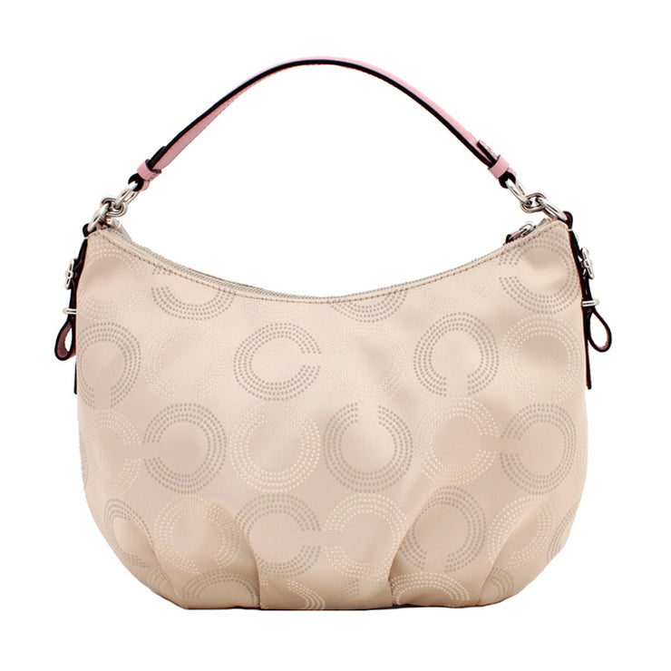 Coach Madison Dotted Op Art Convertible Hobo Bag