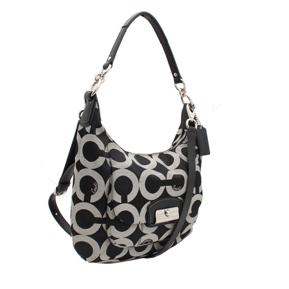 Coach Kristin Op Art Sateen Hobo Bag – PinkOrchard.com