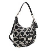 Coach Kristin Op Art Sateen Hobo Bag