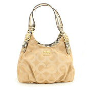 Coach Madison Op Art Sateen Maggie Bag