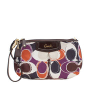 Coach Ashley Scarf Print Large Wristlet- Multi