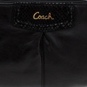 Coach Ashley Leather Large Wristlet- Black