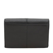 Coach Ashley Leather Compact Clutch Wallet- Black