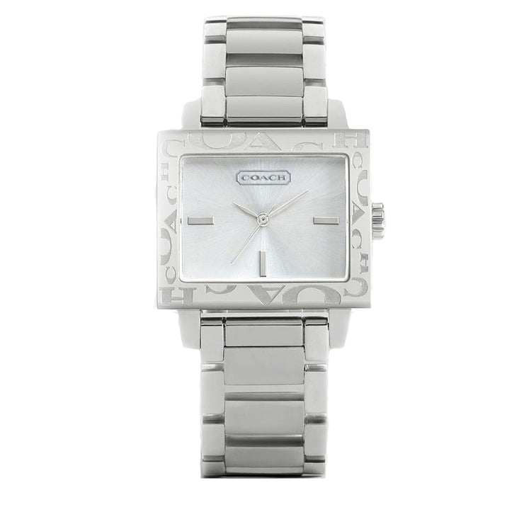 Coach Ladies' Stainless Steel Amanda Watch w Signature Bezel