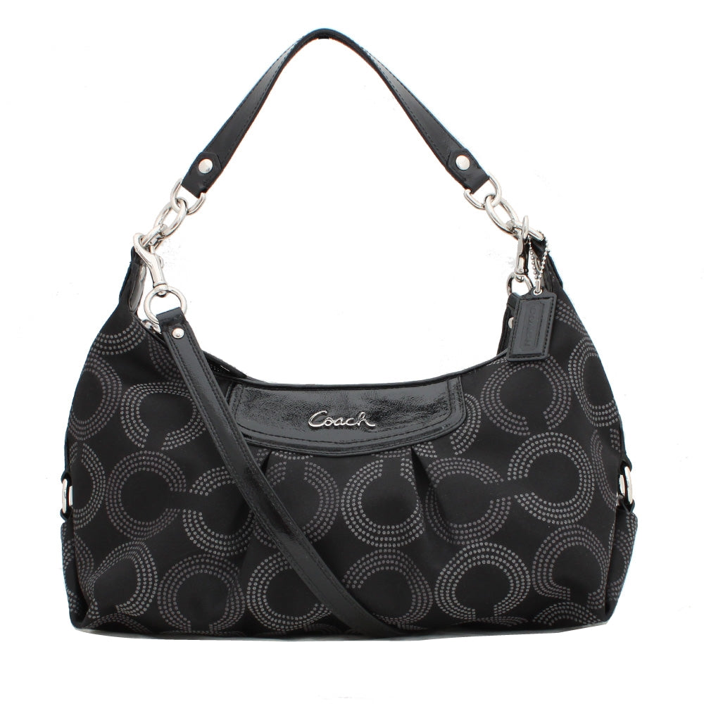 Coach Bag 20031 Ashley Dotted Op Art Convertible Hobo