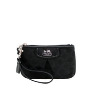 Coach Madison Op Art Small Wristlet- Black