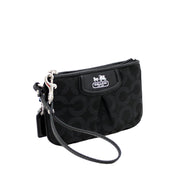 Coach Madison Op Art Small Wristlet- Black