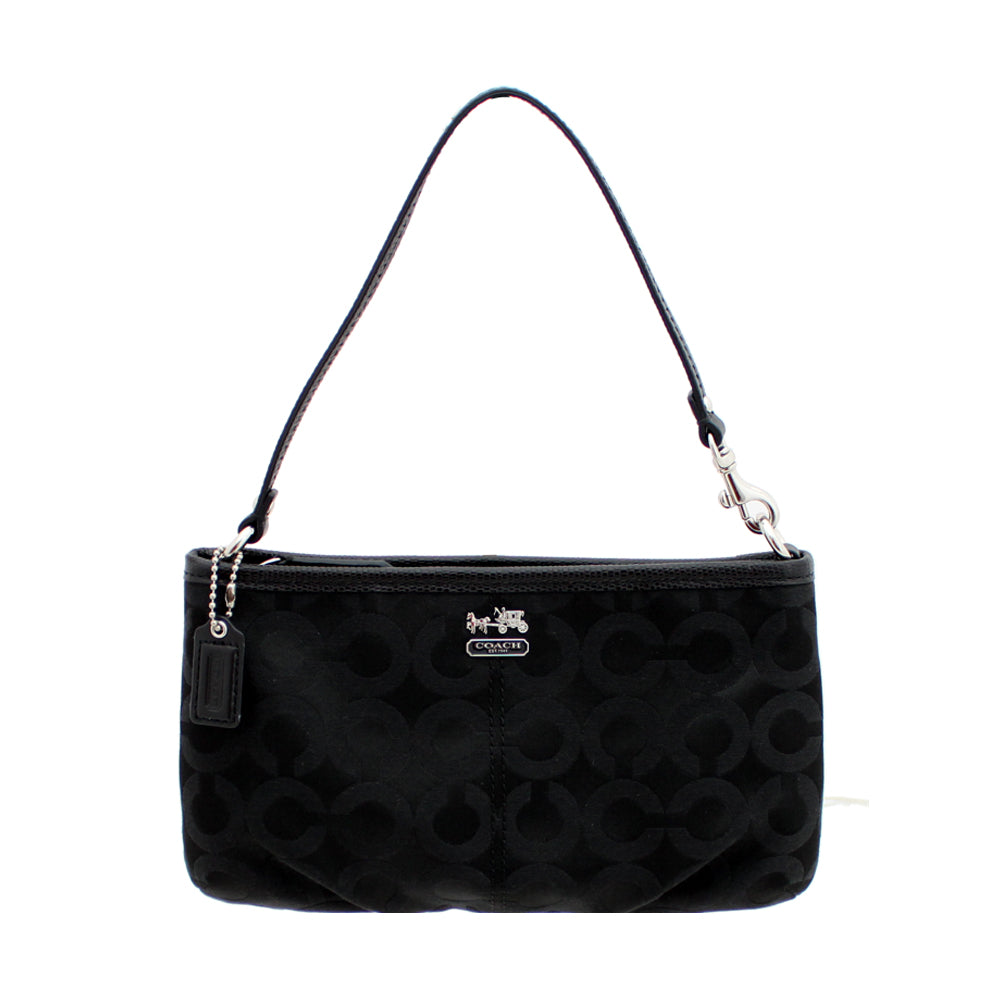 Coach Bag Wristlet Madison Op Art Sateen Convertible 48543