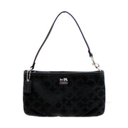 Coach Madison Op Art Sateen Convertible Bag-Wristlet- Black