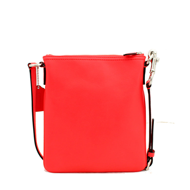 Coach Legacy Leather Swingpack Crossbody Bag- Bright Coral