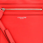Coach Legacy Leather Swingpack Crossbody Bag- Bright Coral