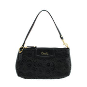 Coach Ashley Lace Leather Convertible Bag-Wristlet - Black