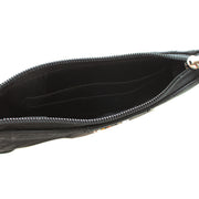 Coach Signature Small Wristlet- Black