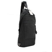 Coach Thompson Convertible Men's Leather Sling Pack Bag- Black