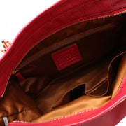 Coach Bag 26769 Madison East West Leather Tote- Scarlet