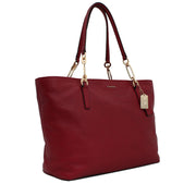 Coach Bag 26769 Madison East West Leather Tote- Scarlet