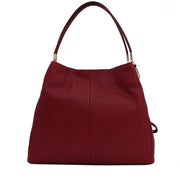 Coach Bag 26224 Madison Small Phoebe Shoulder Bag in Leather- Black
