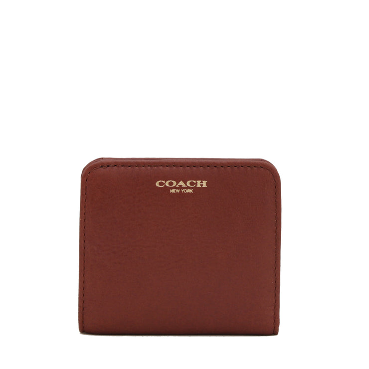 Coach 49652B Legacy Small Leather Wallet-Cognac