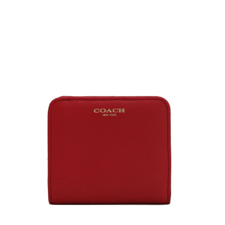 Coach 49652B Legacy Small Leather Wallet-Red