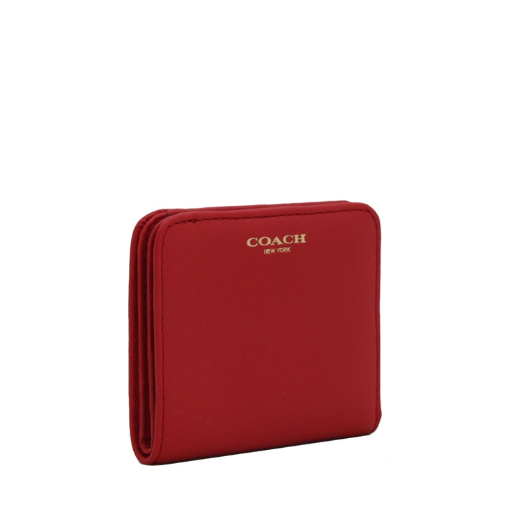 Coach 49652B Legacy Small Leather Wallet-Red