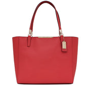 Coach 29002 Madison East West Tote Bag in Saffiano Leather- Love Red