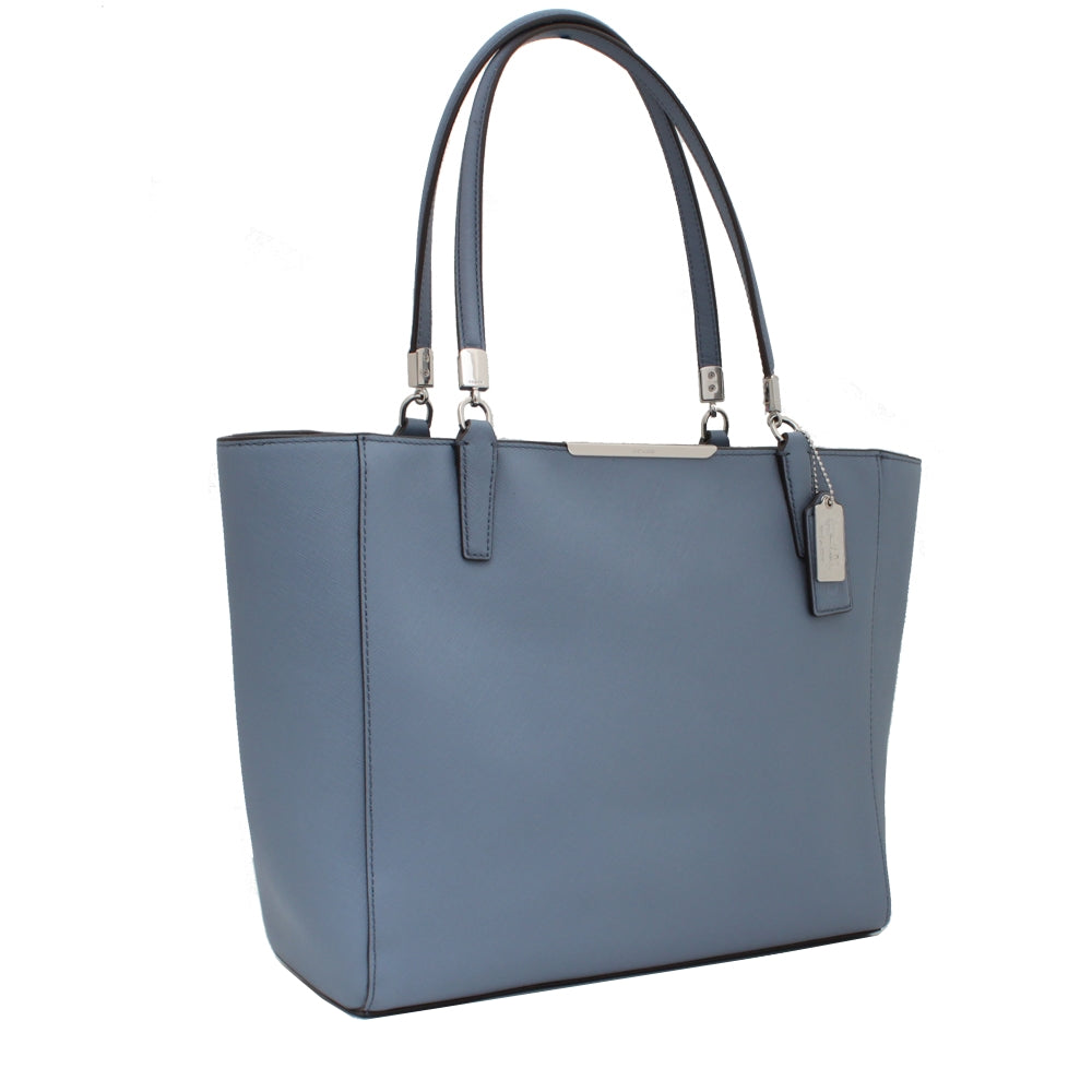 Coach 29002 Madison East West Tote Bag in Saffiano Leather Cornflower