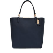 Coach 28743 Madison North South Tote Bag in Saffiano Leather- Navy